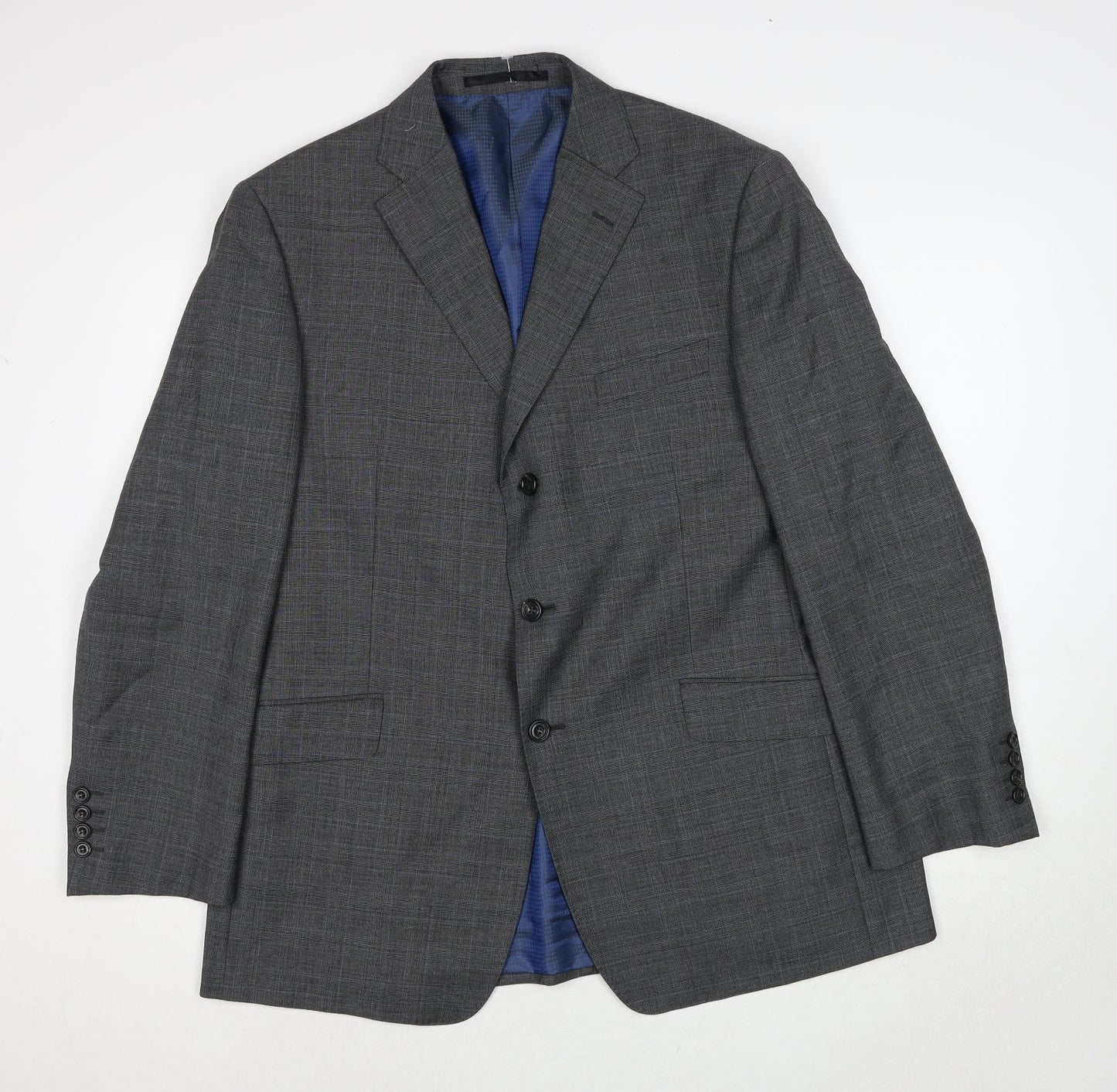 Mens UK Size 42 Marks and Spencer Regular Grey Suit Jacket