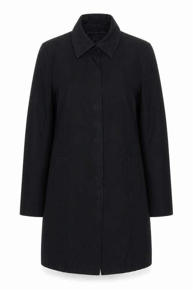 Womens UK Size 10 Principles Black Overcoat