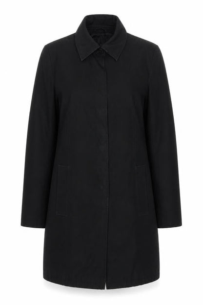 Womens UK Size 10 Principles Black Overcoat