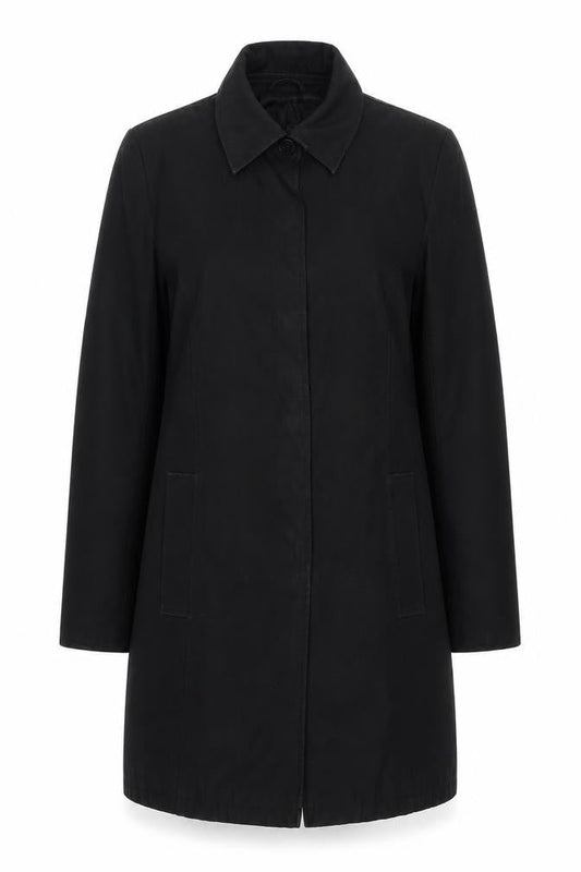 Womens UK Size 10 Principles Black Overcoat