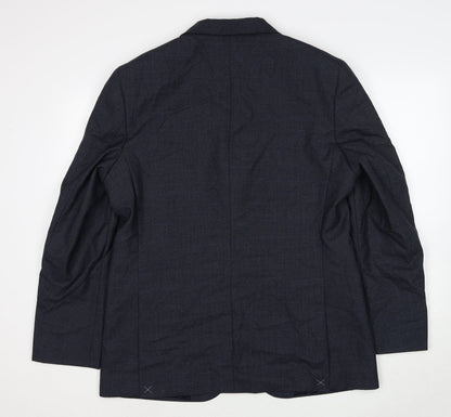 Mens UK Size 44 Marks and Spencer Regular Blue Suit Jacket