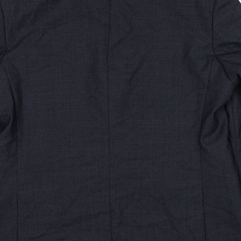 Mens UK Size 44 Marks and Spencer Regular Blue Suit Jacket