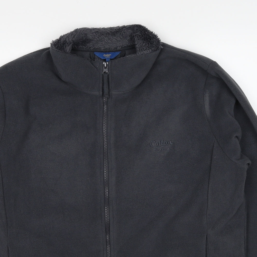 Mens UK Size M Cotton Traders Grey Jacket