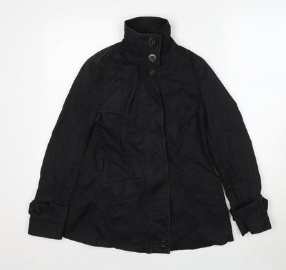 Womens UK Size 10 United Colors of Benetton Black Jacket