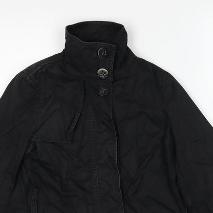 Womens UK Size 10 United Colors of Benetton Black Jacket