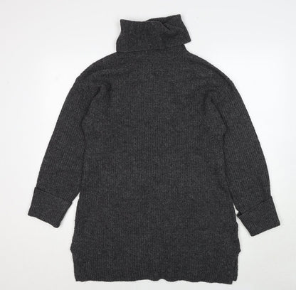 Womens UK Size XS Topshop Grey Pullover Jumper