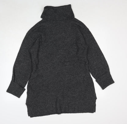 Womens UK Size XS Topshop Grey Pullover Jumper