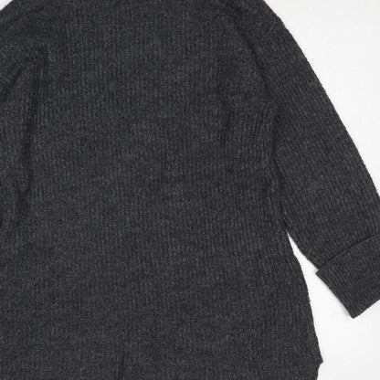 Womens UK Size XS Topshop Grey Pullover Jumper