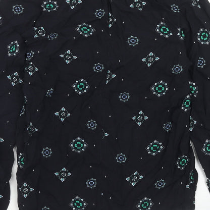 Womens UK Size 8 Marks and Spencer Blue Basic Blouse