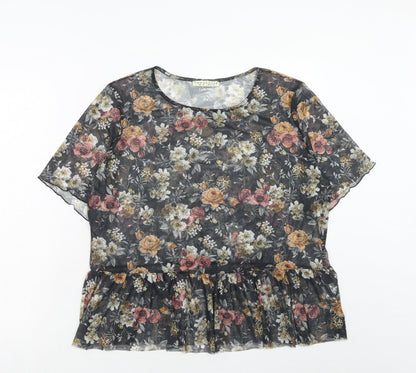 Womens UK Size 16 Innocence Multicoloured Basic Blouse