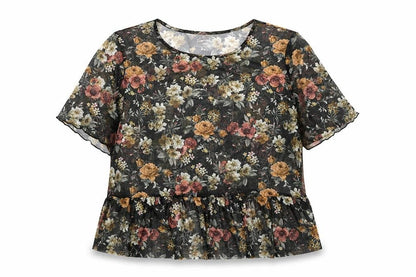 Womens UK Size 16 Innocence Multicoloured Basic Blouse