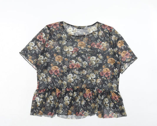 Womens UK Size 16 Innocence Multicoloured Basic Blouse