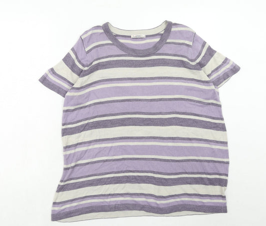 Womens UK Size 20 Marks and Spencer Purple Pullover Jumper