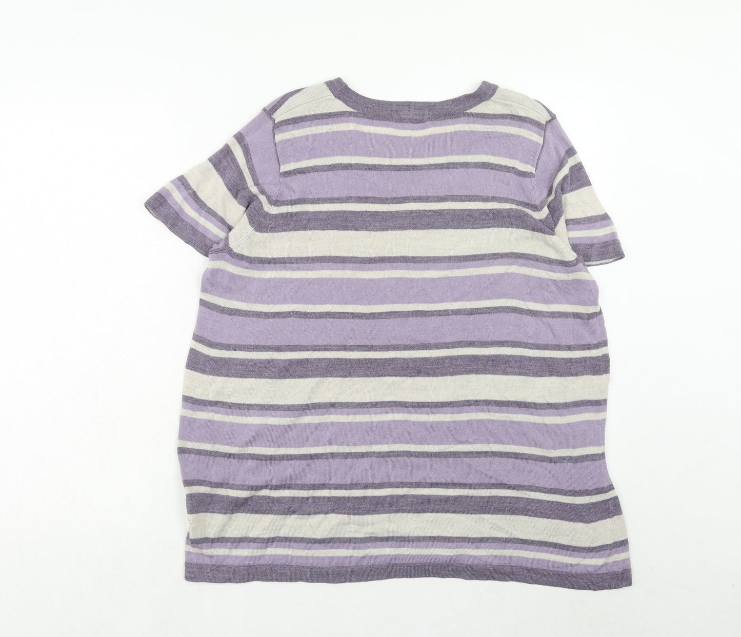 Womens UK Size 20 Marks and Spencer Purple Pullover Jumper