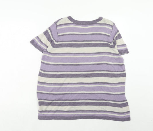 Womens UK Size 20 Marks and Spencer Purple Pullover Jumper