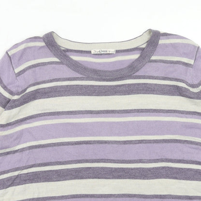 Womens UK Size 20 Marks and Spencer Purple Pullover Jumper