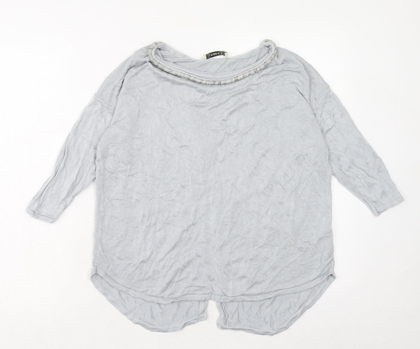Womens UK Size M Oasis Blue Pullover Jumper