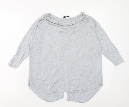 Womens UK Size M Oasis Blue Pullover Jumper