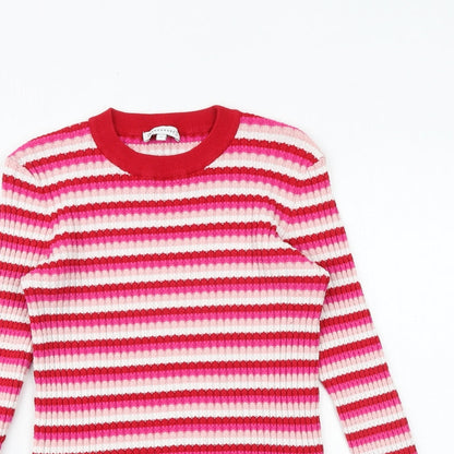 Womens UK Size 16 Warehouse Multicoloured Pullover Jumper