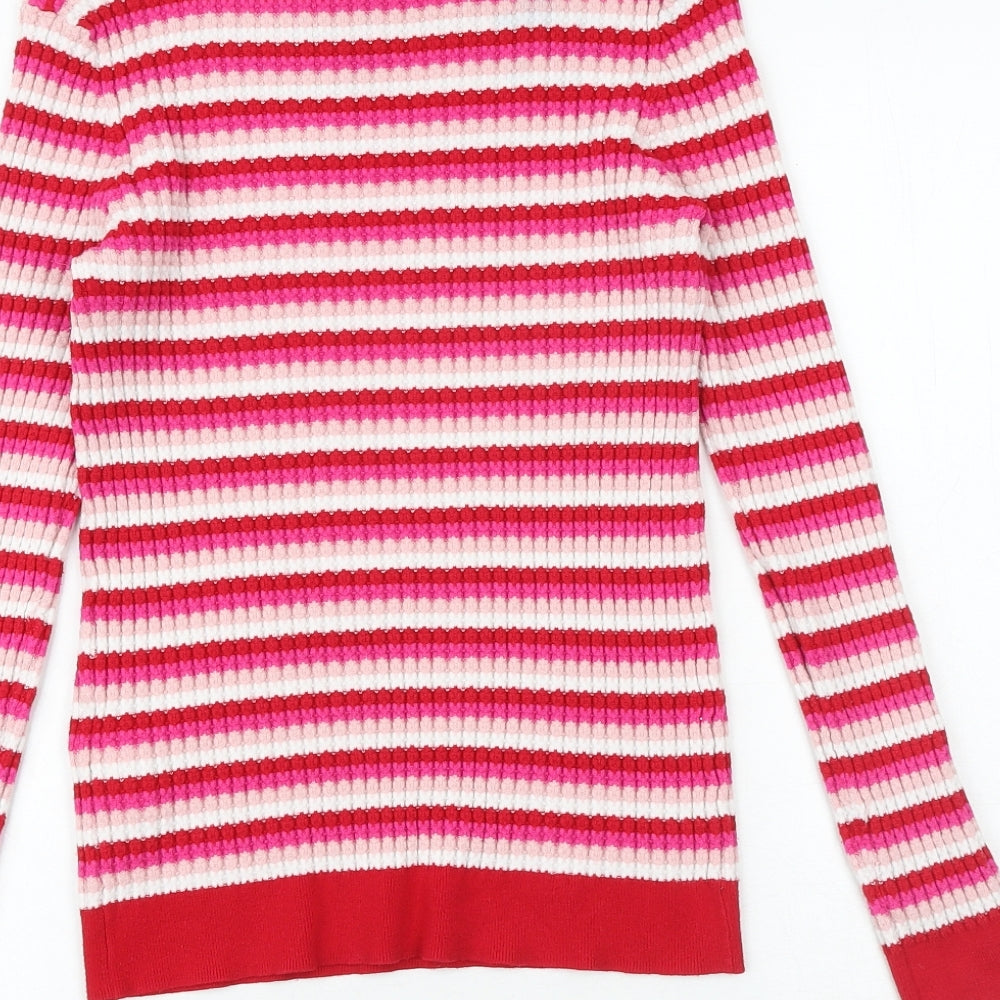 Womens UK Size 16 Warehouse Multicoloured Pullover Jumper