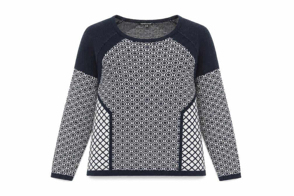 Womens UK Size 10 Warehouse Blue Pullover Jumper