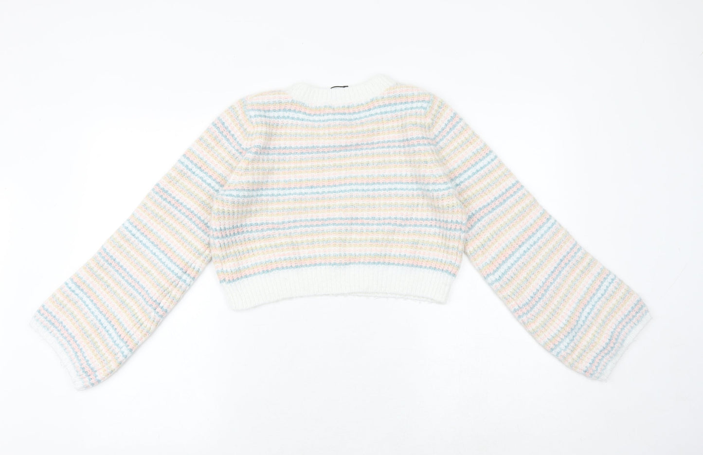 Womens UK Size M PRETTYLITTLETHING Multicoloured Pullover Jumper