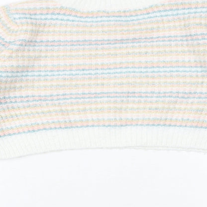 Womens UK Size M PRETTYLITTLETHING Multicoloured Pullover Jumper