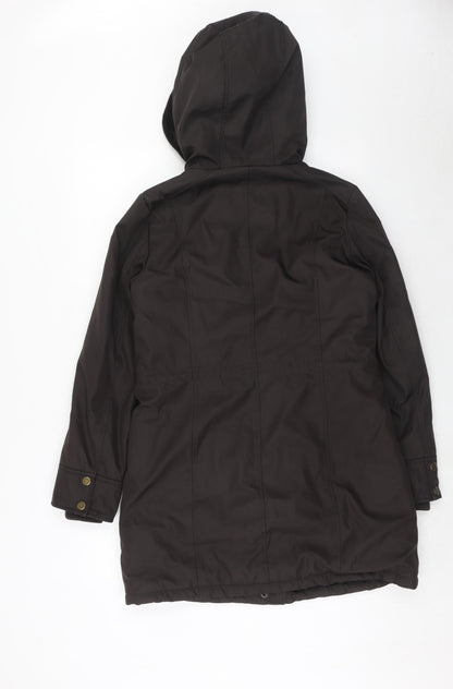 Womens UK Size XS Marc New York Brown Parka Coat