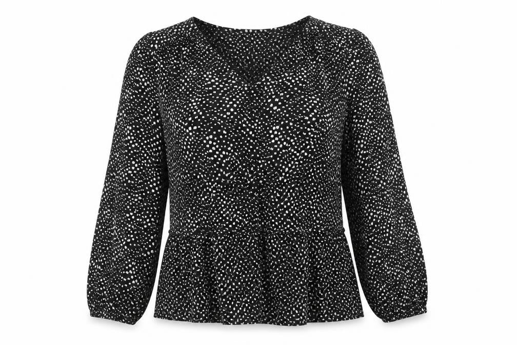 Womens UK Size 12 Per Una Black Basic Blouse