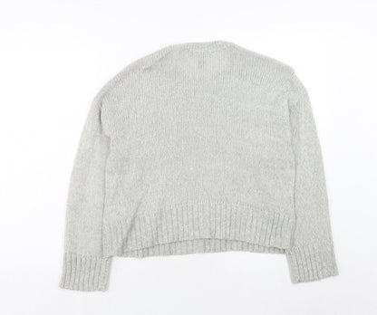 Womens UK Size S New Look Grey Pullover Jumper
