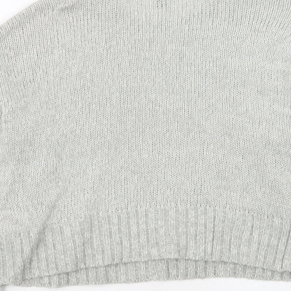 Womens UK Size S New Look Grey Pullover Jumper
