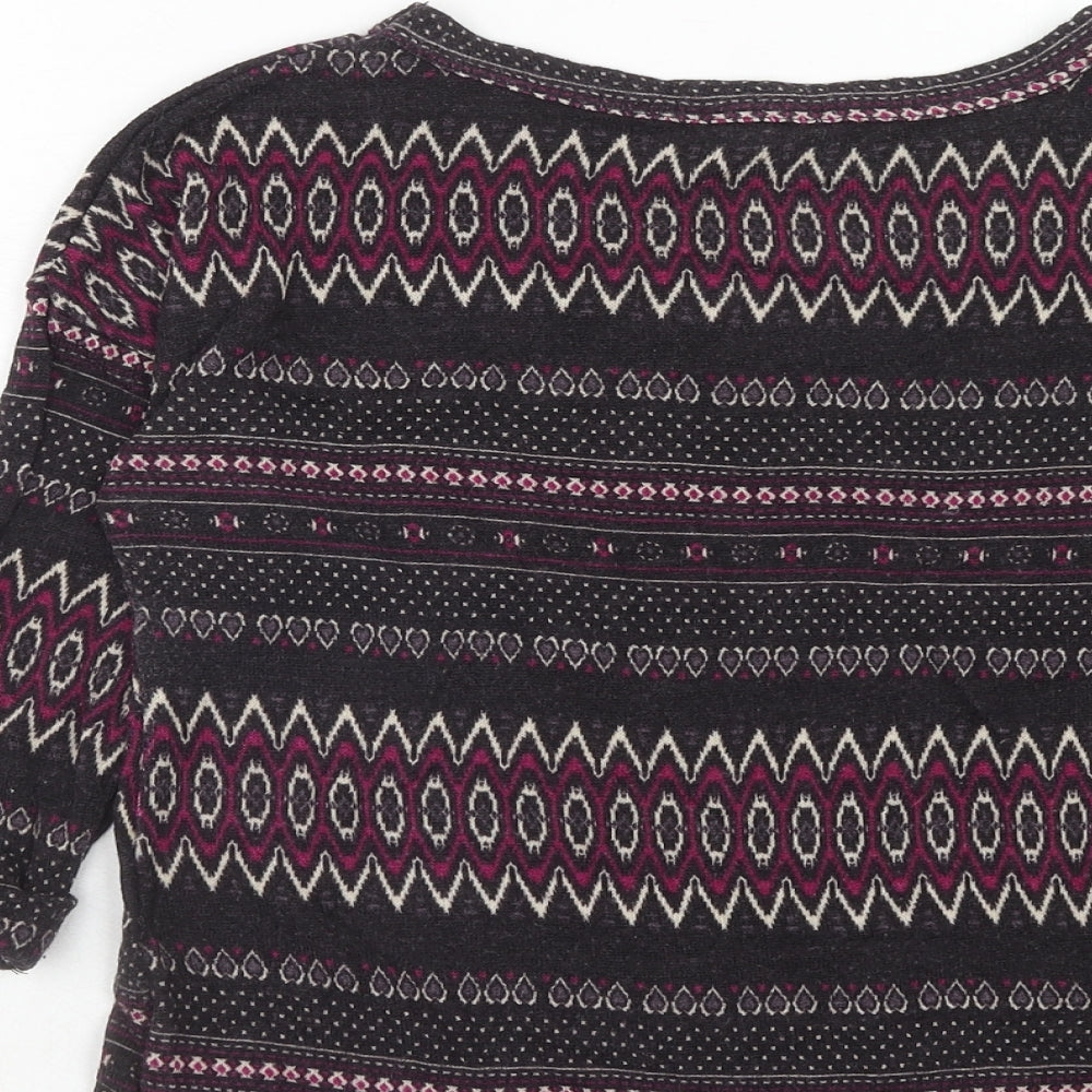 Womens UK Size 10 New Look Purple Pullover Jumper