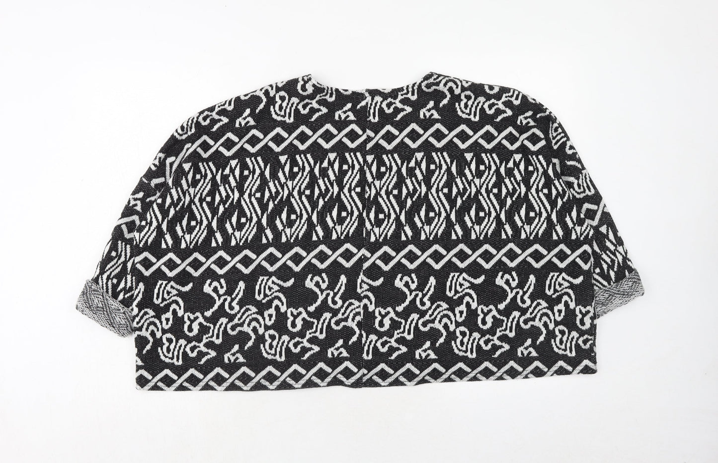 Womens UK Size 12 Topshop Black Pullover Jumper