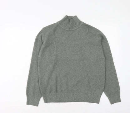 Womens UK Size S Marks and Spencer Green Henley Jumper