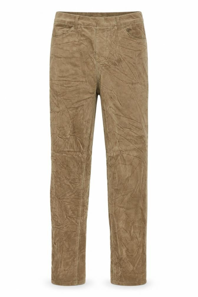 Womens UK Size 24 in Uniqlo Regular Fit  Brown Trousers
