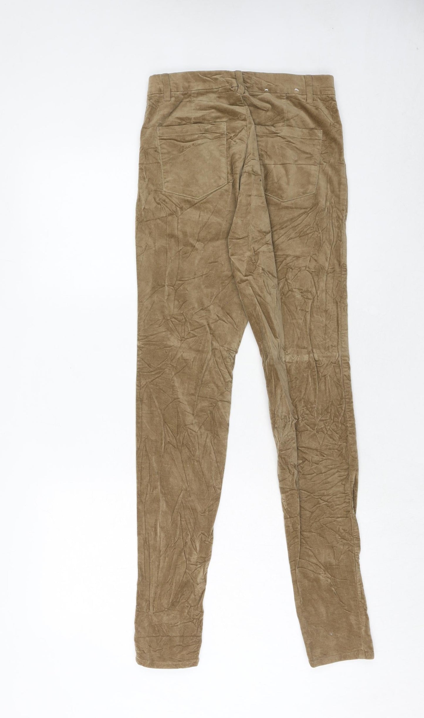 Womens UK Size 24 in Uniqlo Regular Fit  Brown Trousers