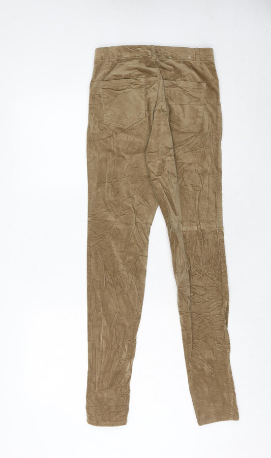 Womens UK Size 24 in Uniqlo Regular Fit  Brown Trousers