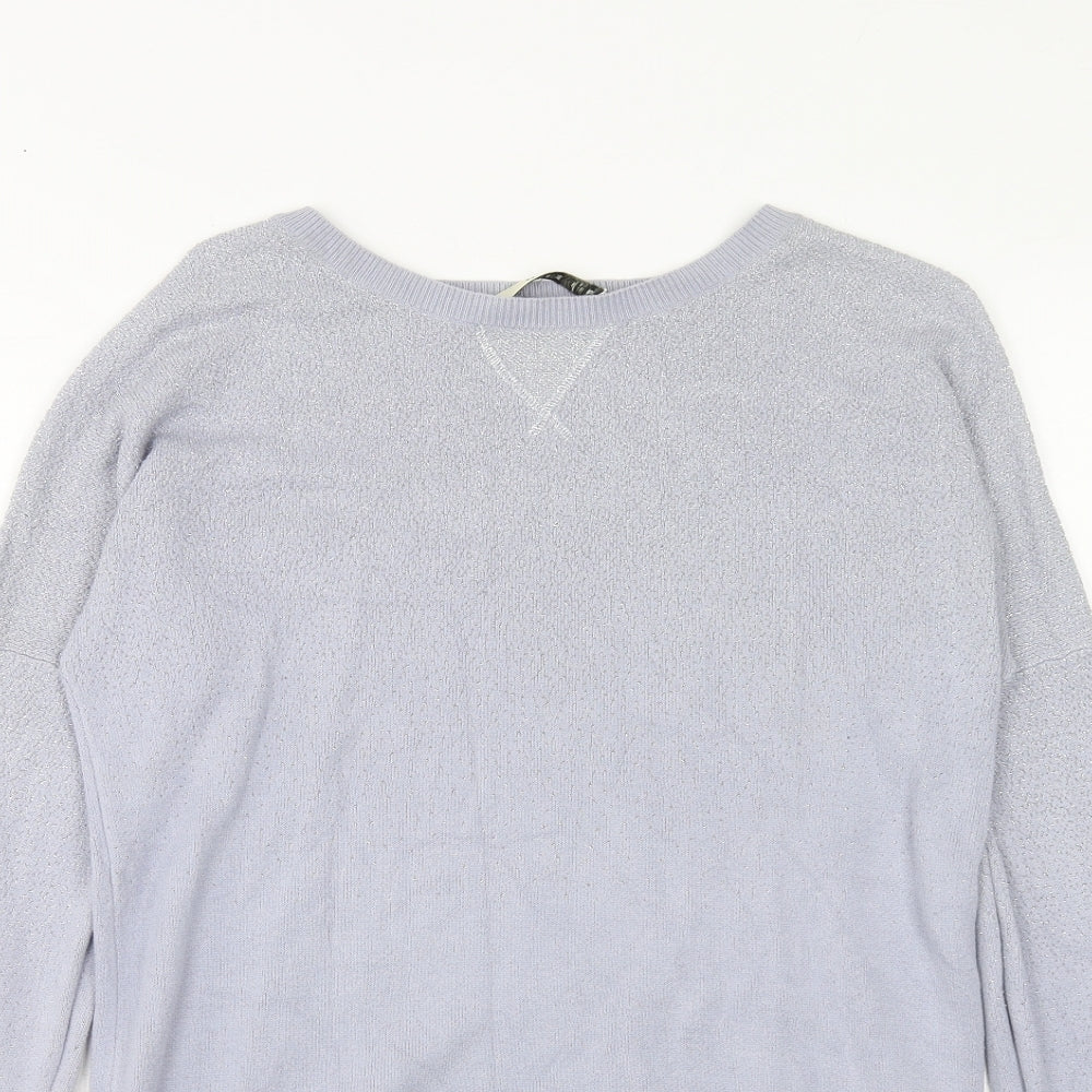 Womens UK Size S Oasis Purple Pullover Jumper