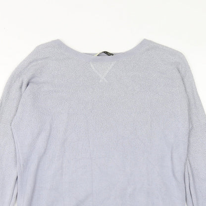 Womens UK Size S Oasis Purple Pullover Jumper