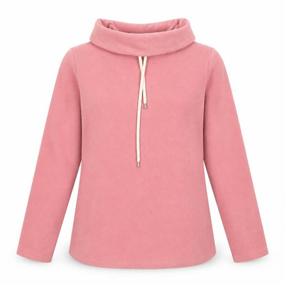 D&Co. Womens Pink Polyester Pullover Sweatshirt Size M Pullover