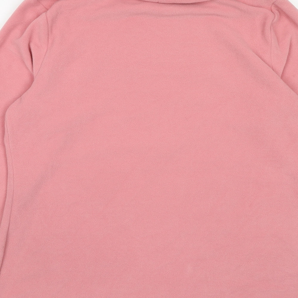 D&Co. Womens Pink Polyester Pullover Sweatshirt Size M Pullover