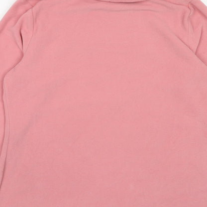 D&Co. Womens Pink Polyester Pullover Sweatshirt Size M Pullover