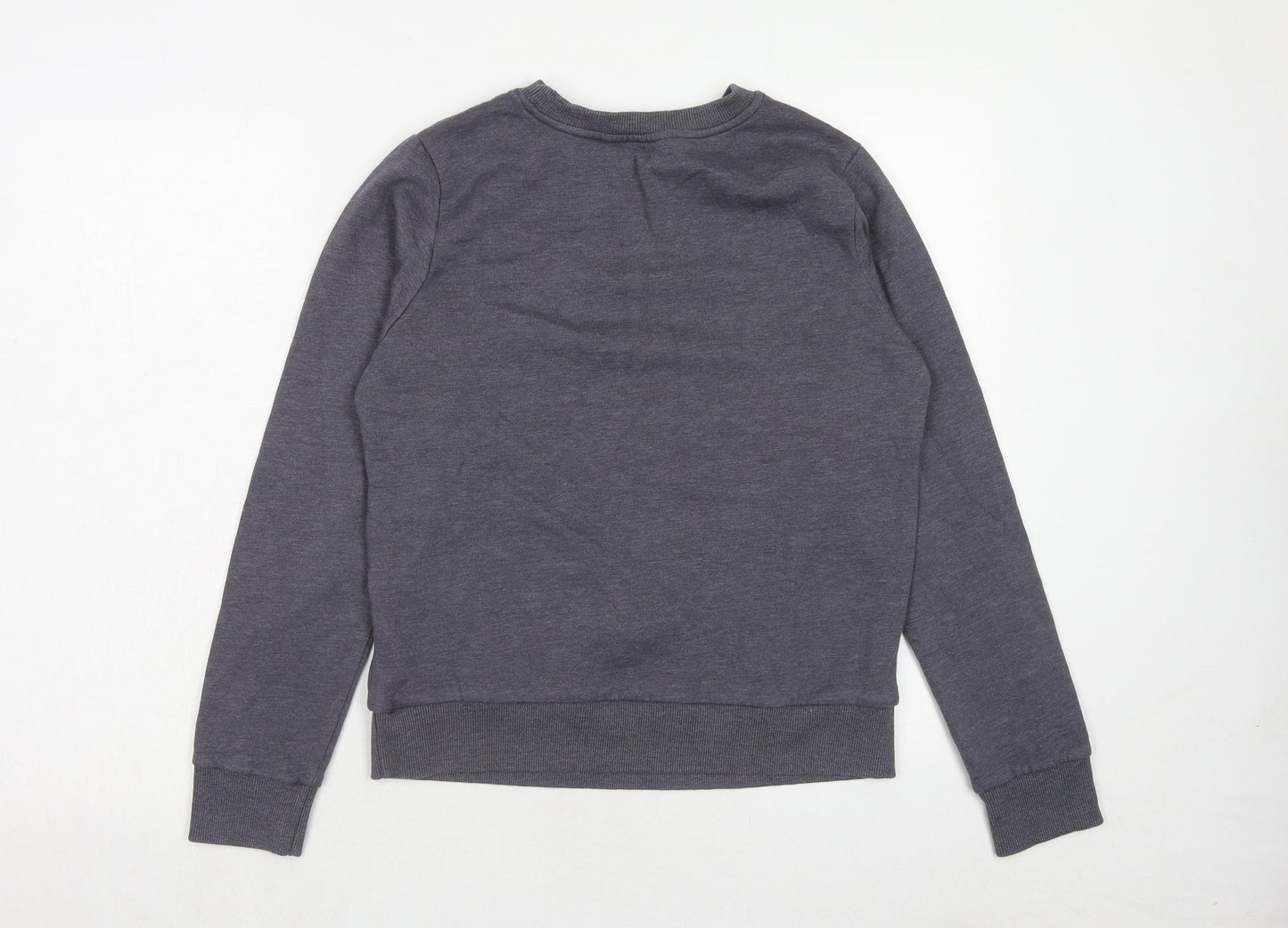 Very Womens Blue Polyester Pullover Sweatshirt Size 10 Pullover