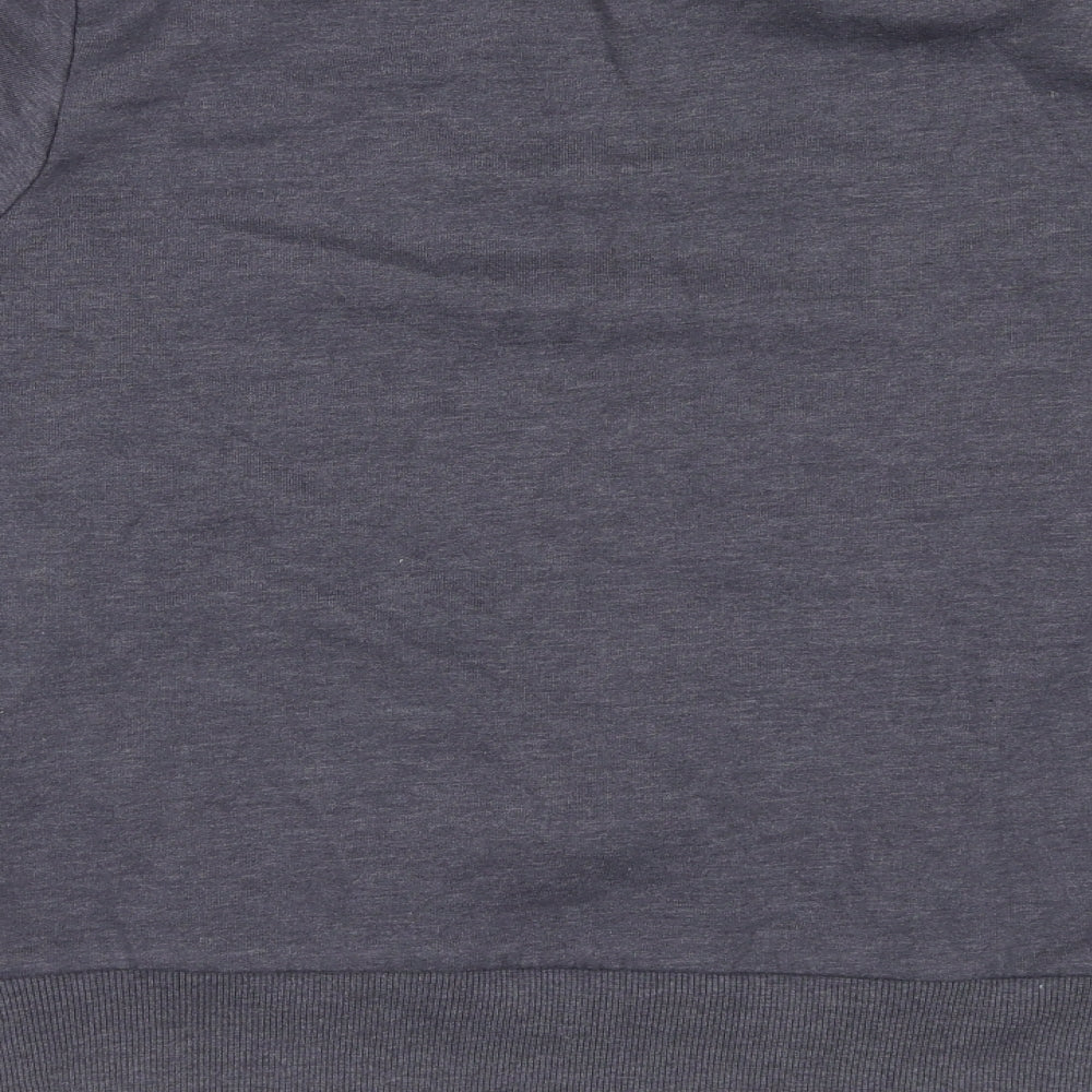 Very Womens Blue Polyester Pullover Sweatshirt Size 10 Pullover