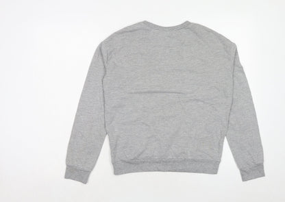 H&M Womens Grey Cotton Pullover Sweatshirt Size S Pullover - Superior