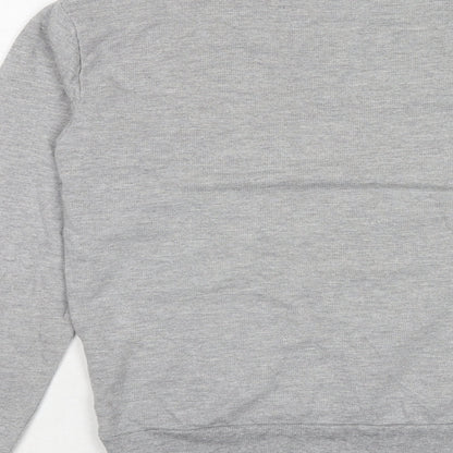 H&M Womens Grey Cotton Pullover Sweatshirt Size S Pullover - Superior