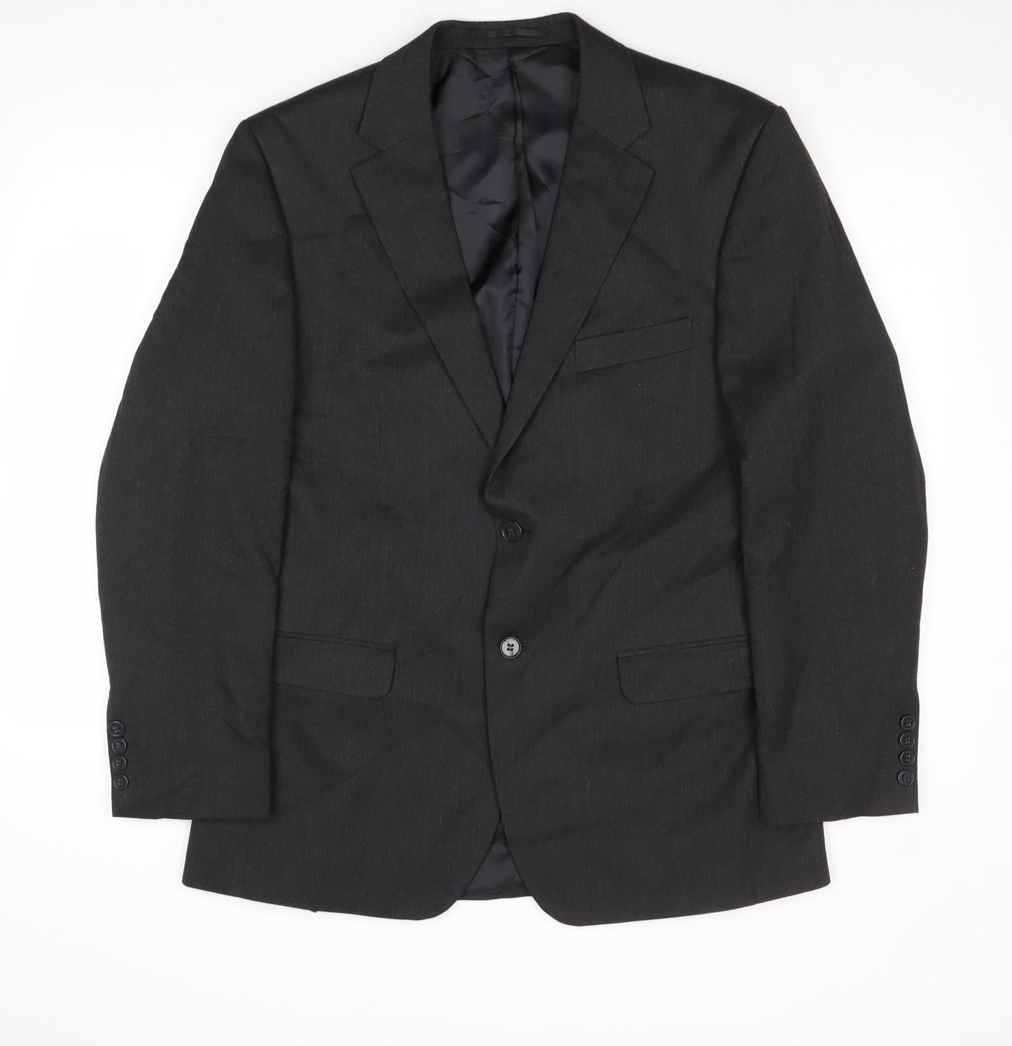 Mens UK Size 40 Burton Regular Grey Suit Jacket