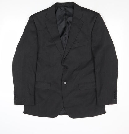 Mens UK Size 40 Burton Regular Grey Suit Jacket