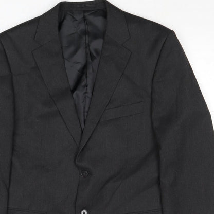 Mens UK Size 40 Burton Regular Grey Suit Jacket