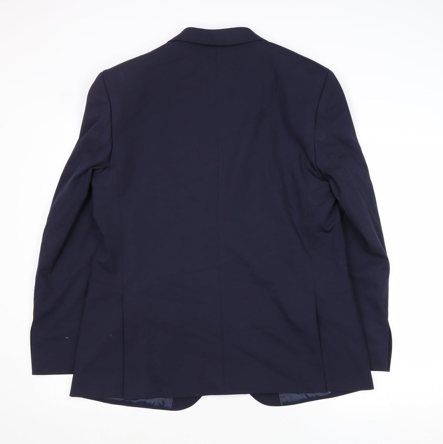 Autograph Mens Blue Polyester Jacket Suit Jacket Size 42 Regular